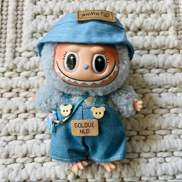 Other - Cute Labubu Doll with Denim Outfit